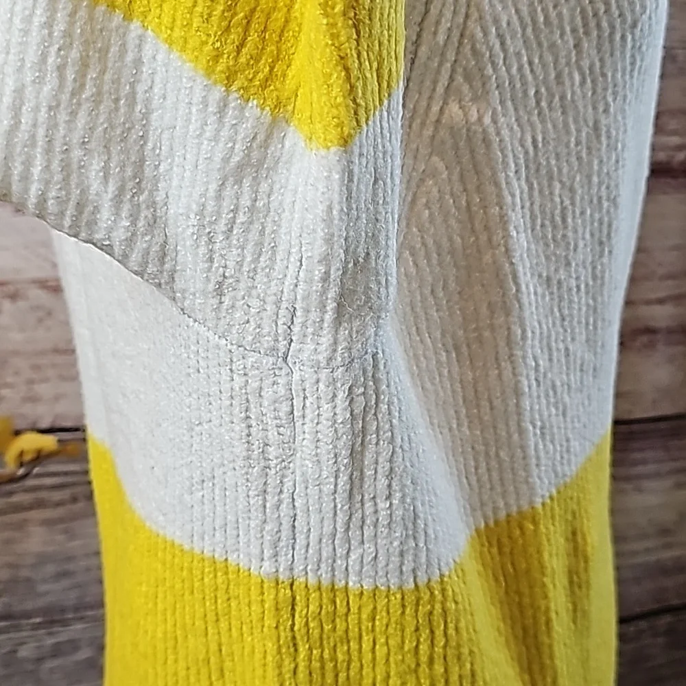 NWT HALOGEN KAYLIEGH BLUE YELLOW PLUS SIZE LONG SLEEVE PULLOVER SWEATER - Picture 8 of 13